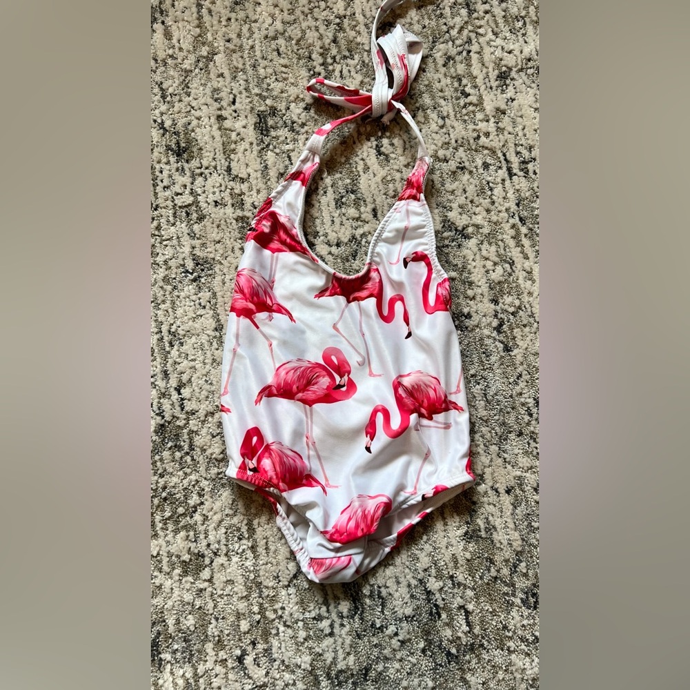 Flamingo swimsuit - one piece